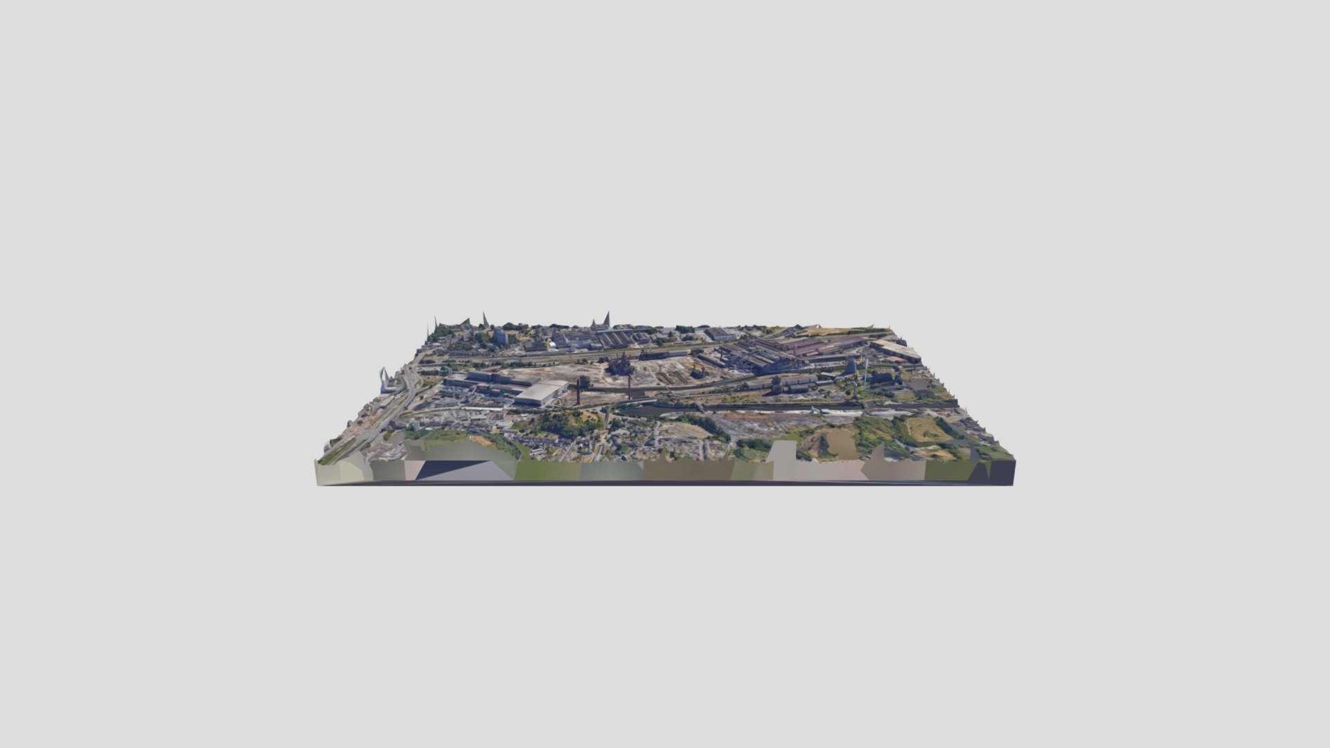 porte ouest charleroi - Download Free 3D model by troublin [ad728c4 ...