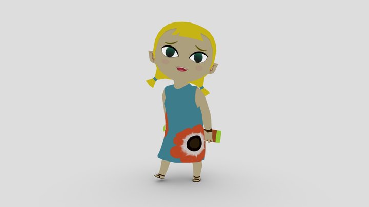 Aryll Trophy (Smash 4) 3D Model