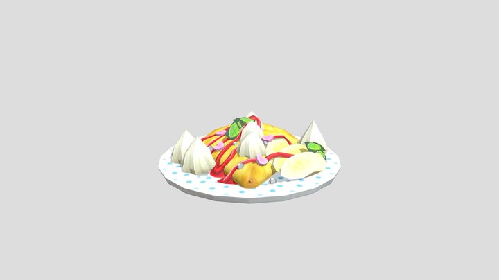 [Neko-Tomo] Banana Crepe – Modello 3D gratuito STL