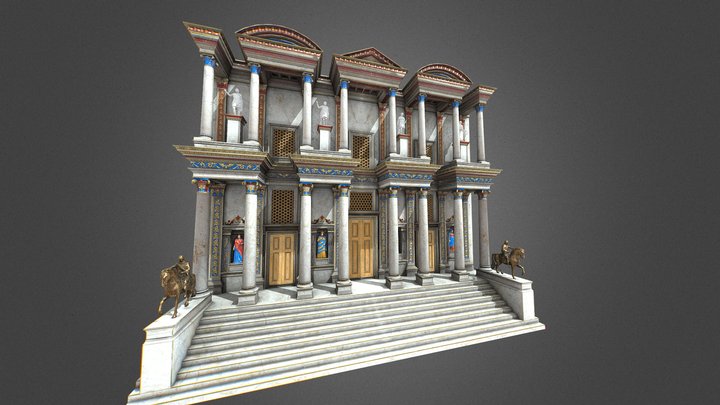 Celsus Library, Ephesus 3D Model