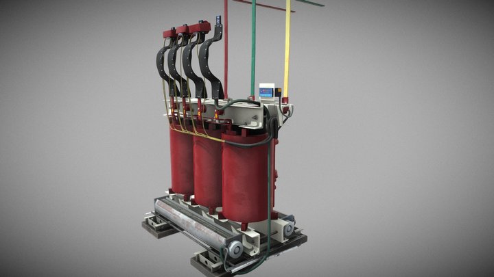 变压器 3D Model