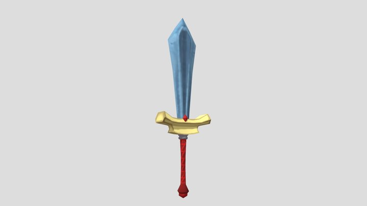 Ice Sword 3D Model