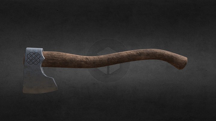 Battle Axe 3D Model