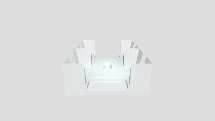 plastic cards holder 3D model