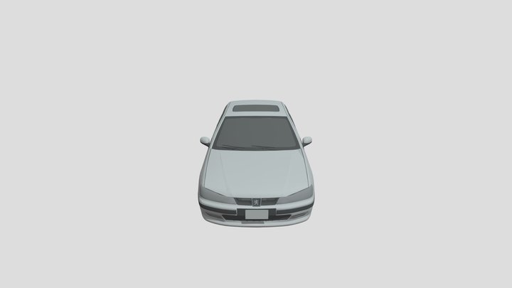 Peugeot_406_sedan_c 3D Model