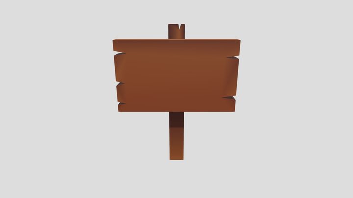 GameCube - Super Mario Sunshine - Signboard 3D Model