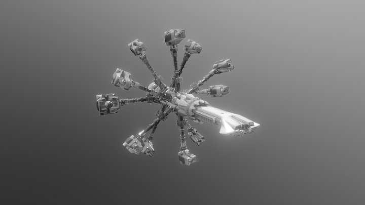 CARTOGRAPHIC SUICIDE ship 3D Model