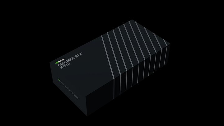 NVIDIA RTX 3090 Founder's Edition Box – Modelo 3D gratuito STL