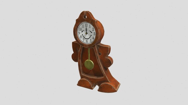 Dancing Clock 3D Model