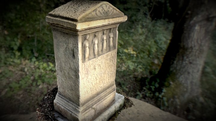 Roman Limes Altar 3D Model