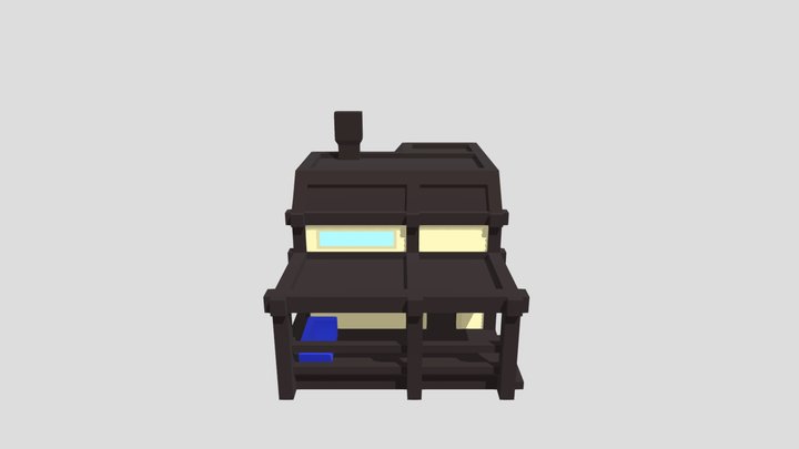 Tiny Cabin 3D Model