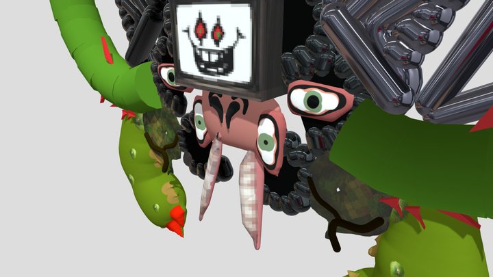 Omega Flowey 3D Model