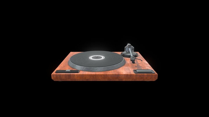 Record Player 3D Model