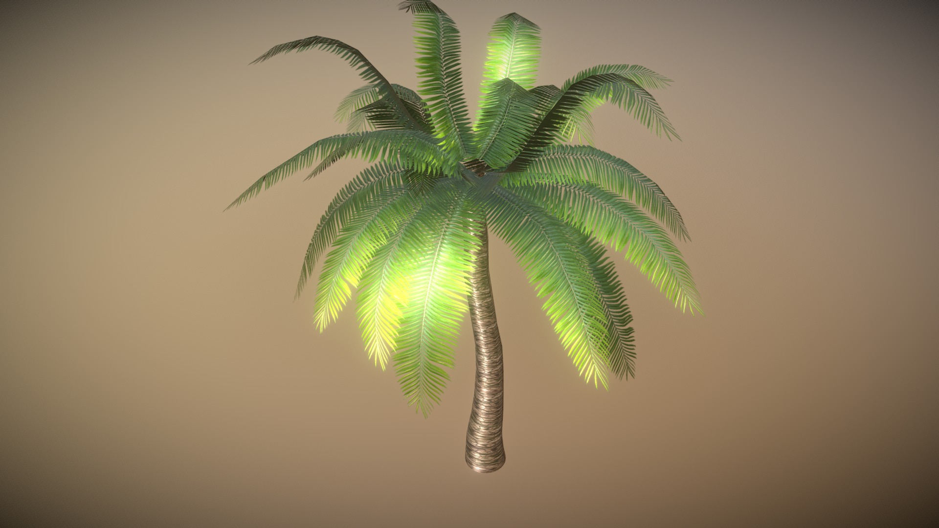3D model Palm - This is a 3D model of the Palm. The 3D model is about a close-up of a palm tree.
