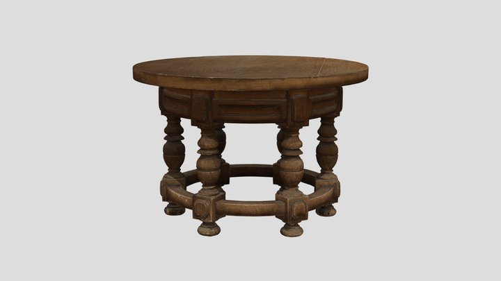 ROUND TABLE 3D Model