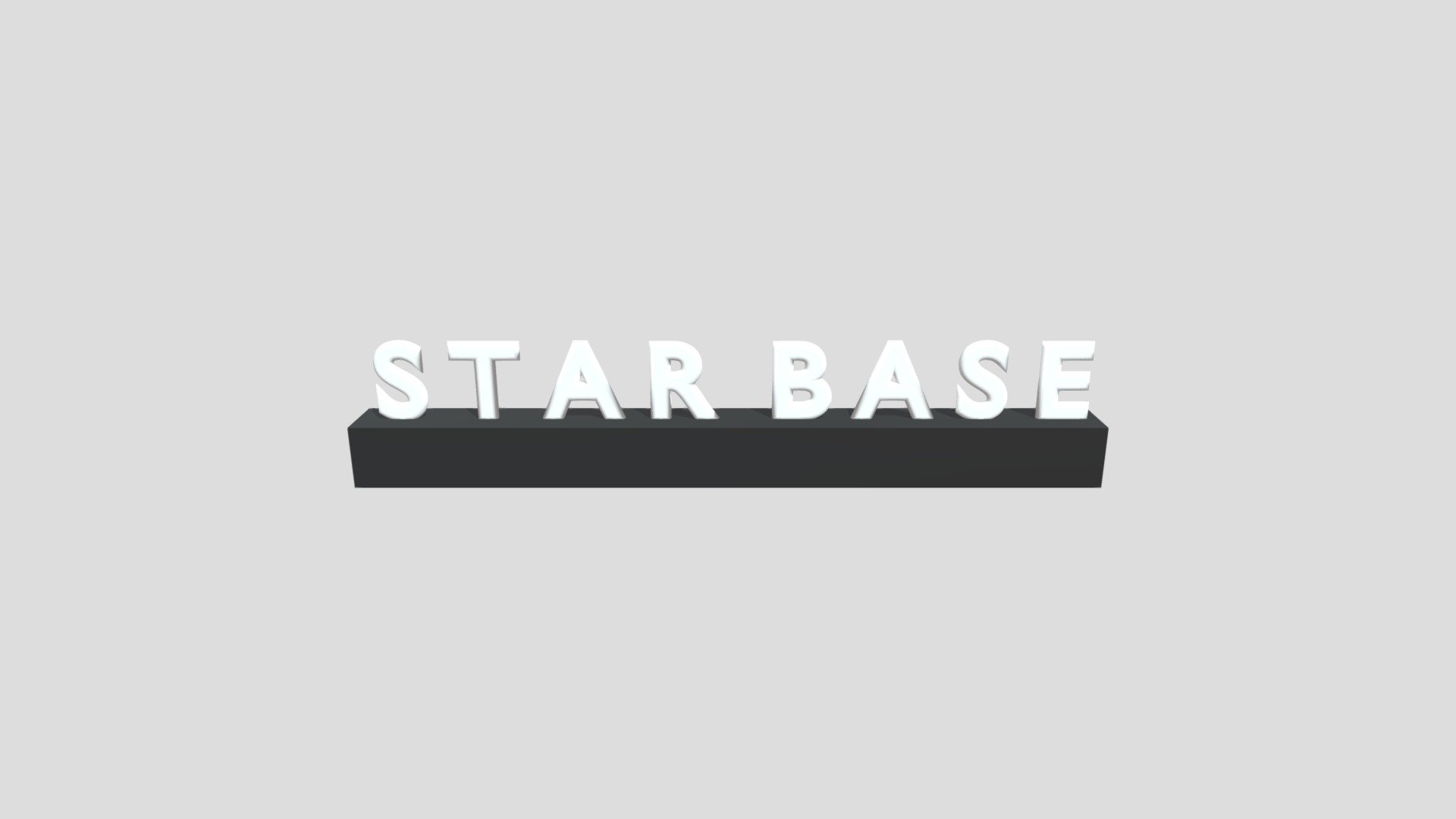Star Base Sign - Download Free 3D model by Wolfpack278 [ad7b345 ...