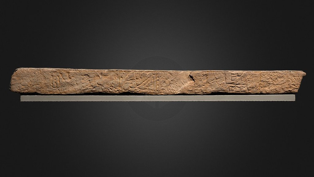 Decorated Pillar, House 8, Skara Brae, Orkney
