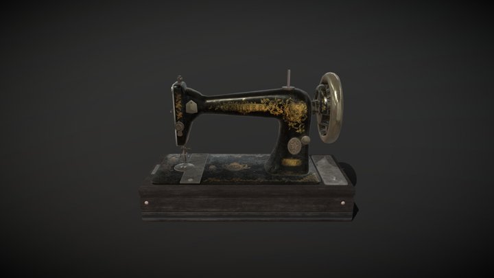 SM_SewingMachine 3D Model