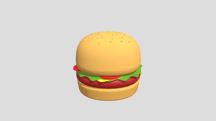 BURGER LOWPOLY