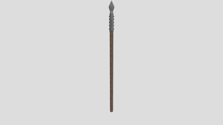 Long spear 3D Model