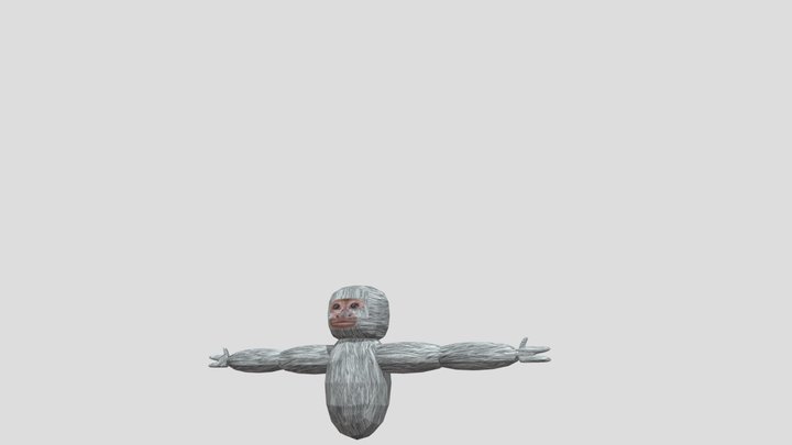gorilla tag fangame player modle 3D Model