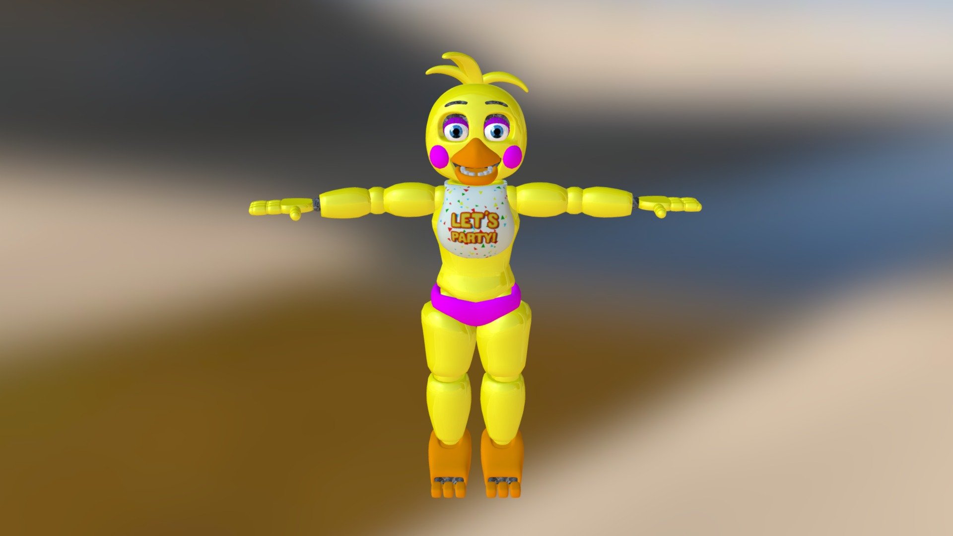 Toy Chica - Download Free 3D model by 999angry.