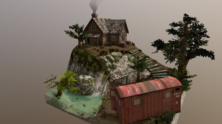 Diorama End Assignment DAE 3D Model