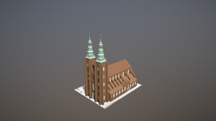 Saint Mary Magdalene Church in Wroclaw 3D Model