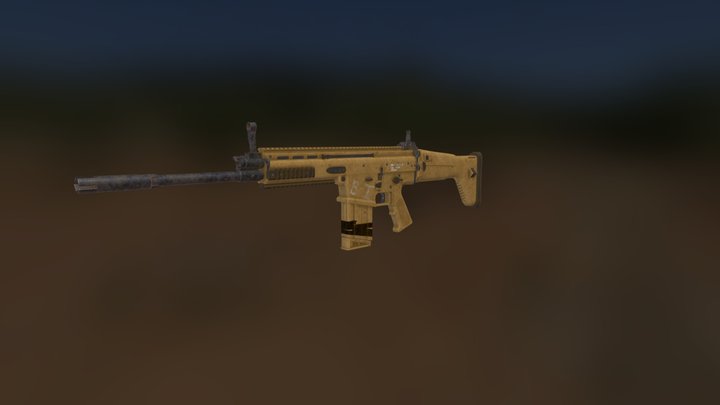 FN SCAR 3D Model