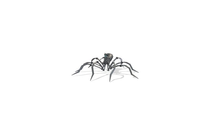 Spider Queen Robot 3D Model