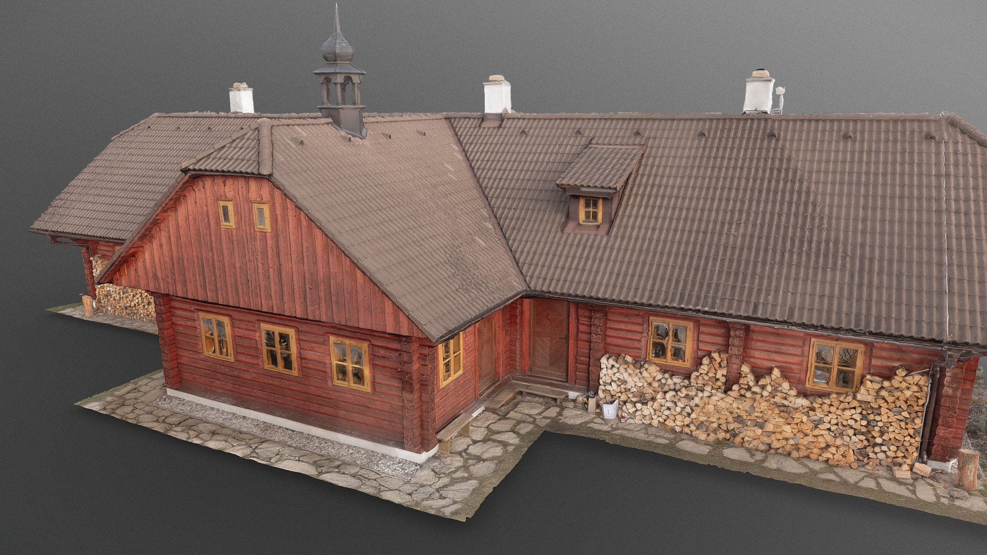 Countryside cottage - 3D model by matousekfoto [ad8143c] - Sketchfab