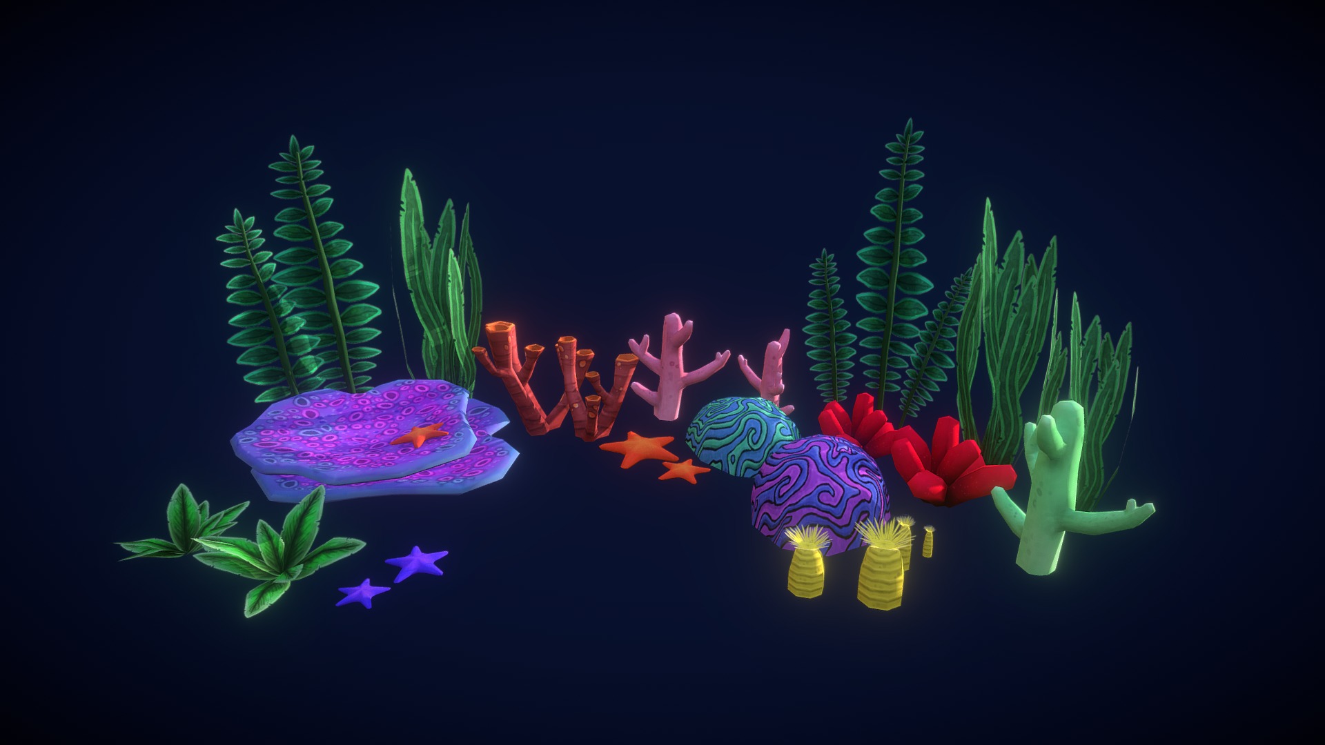 Ocean Life - 3D model by CaspervdLaar [ad816ef] - Sketchfab