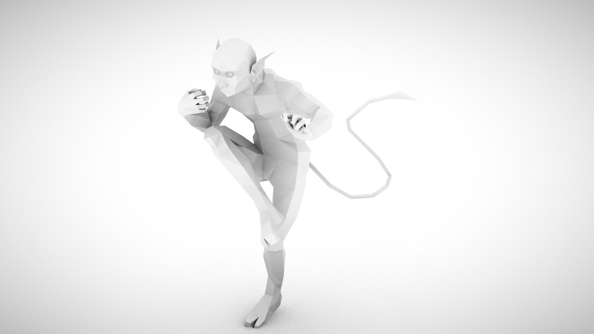 Devil statue