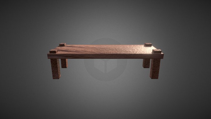 Bench model 3D Model