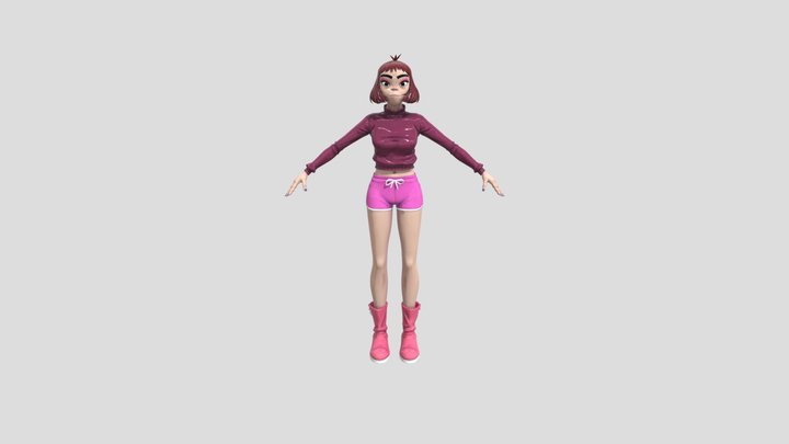 Cracker Island Noodle 3D Model
