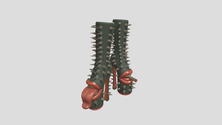 Aula - Sapato IA 3D Model