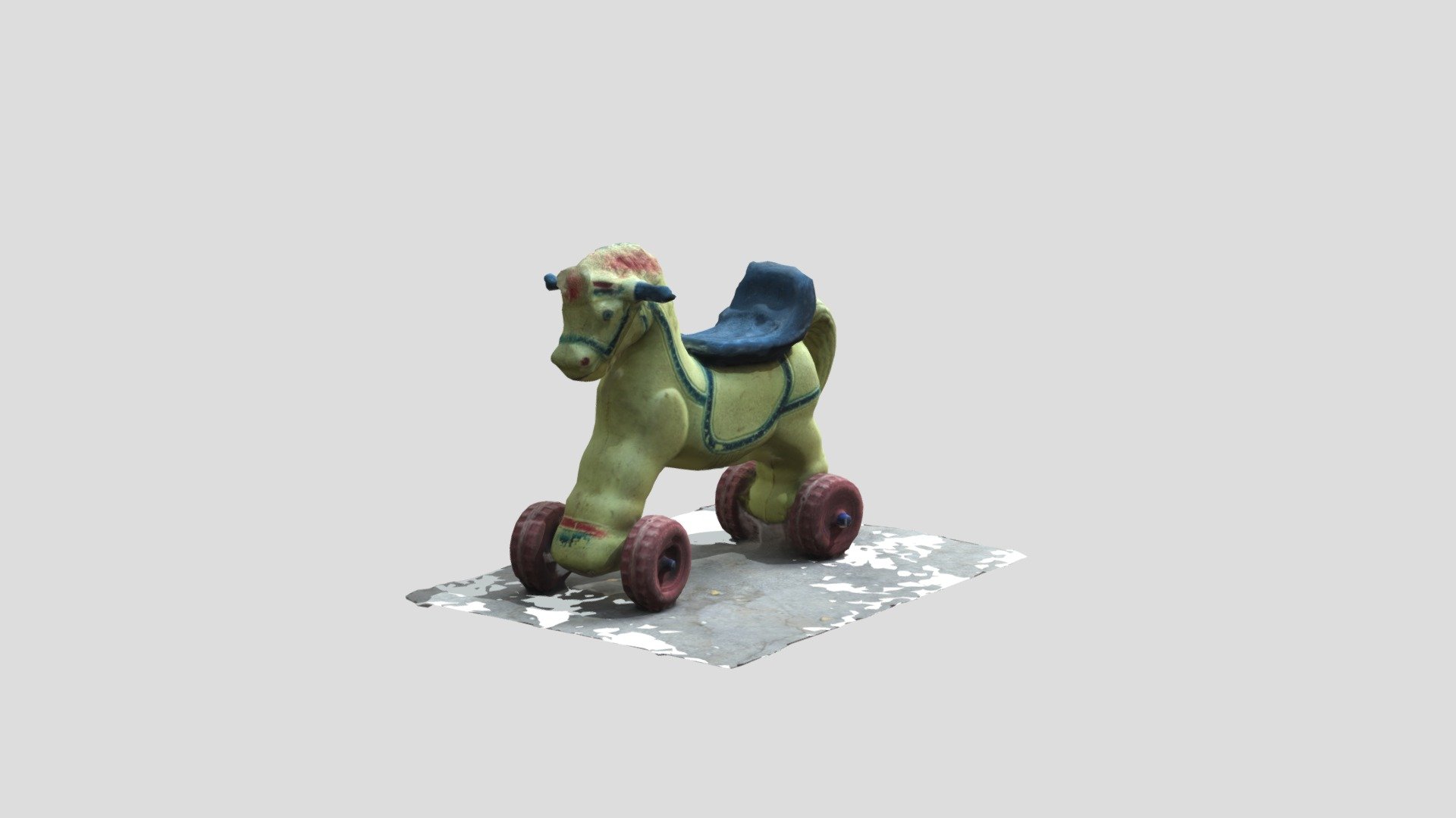 Toy Horse 3d Projection