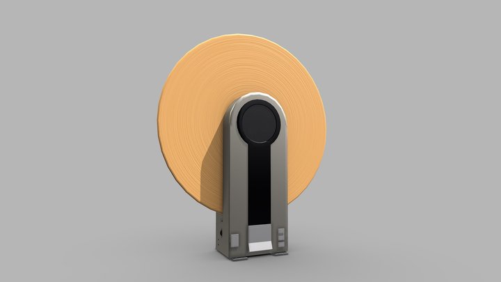 60's Record Player (Low poly) 3D Model