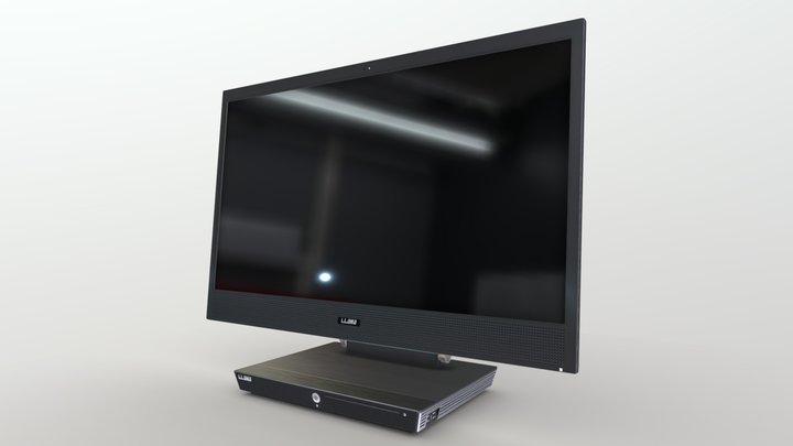Desktop Computer (Monitor) 3D Model