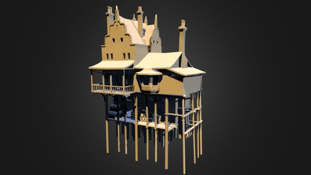 Pub- Hi Poly-v002 3D Model