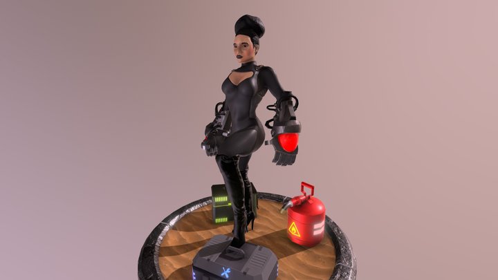 Sandra Sharpe 3D Model