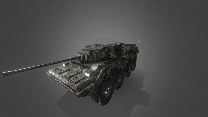 arnoured personal carrrier mk 1 3D Model