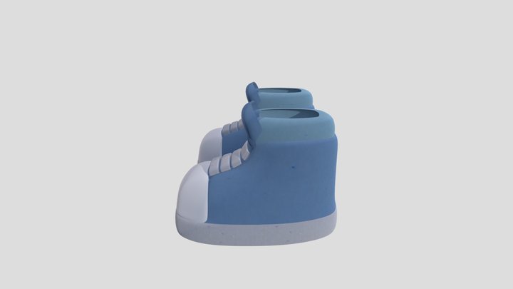 Stylized Shoes With Textures 3D Model