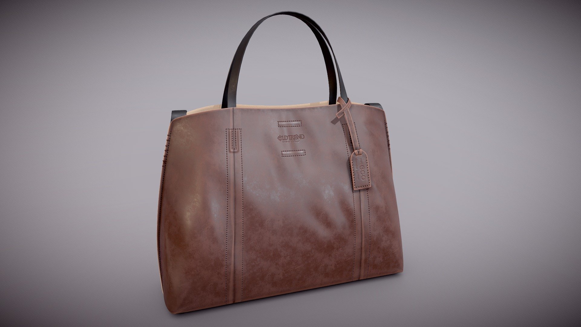 3D model Louis Vuitton Alma BB Metallic Leather Top Handle Bag VR