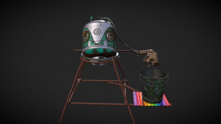 Water Purifier Vol.-Hippies 3D Model