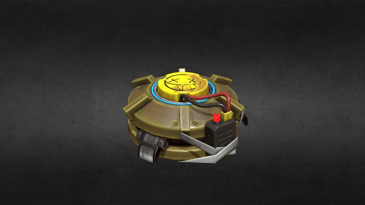 Junkrat's Concussion Mine 3D Model