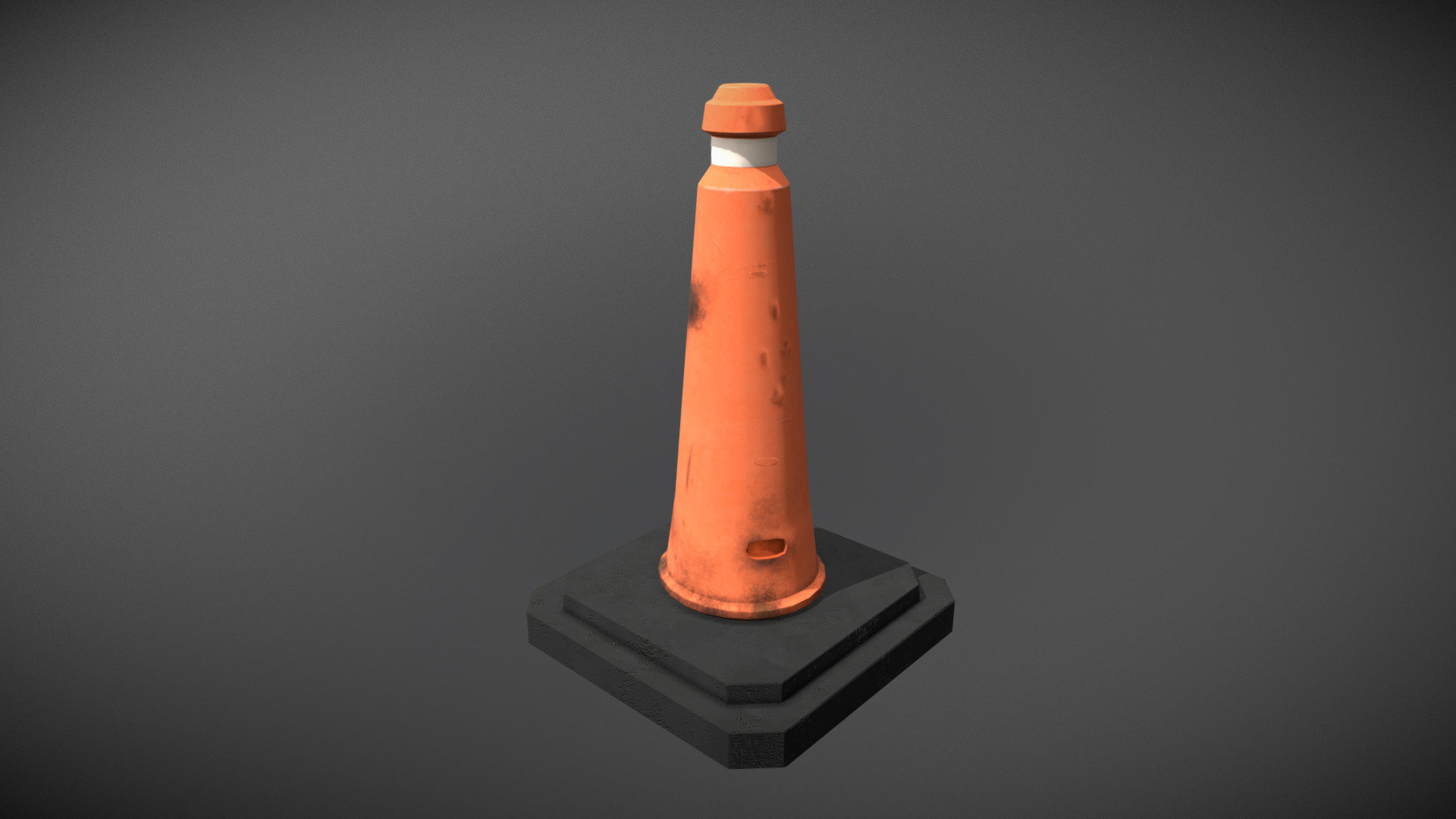 Dirty Traffic Cone