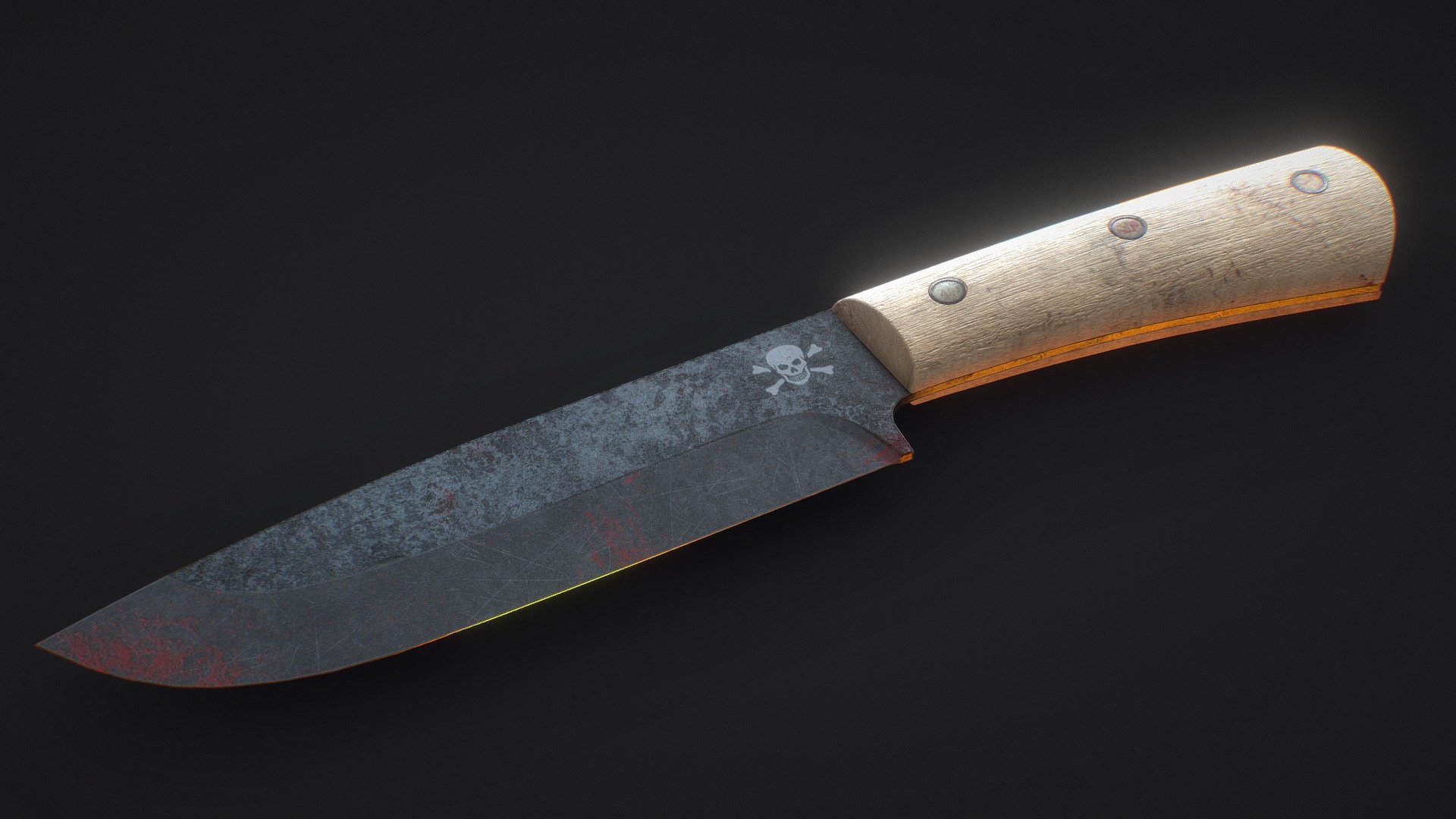 Rustic Tactical Knife - Buy Royalty Free 3D model by re1monsen [ad8cf83 ...