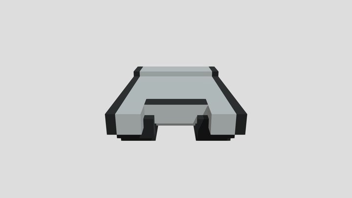 Low Poly Tank 3D Model