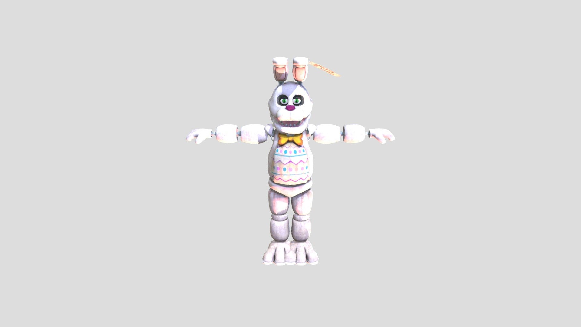 3D file FNAF / Five Nights at Freddy's Easter Bonnie Files For